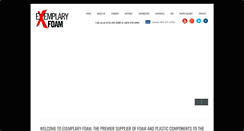 Desktop Screenshot of exemplaryfoam.com